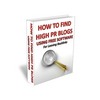 Thumbnail How To Find High PR Blogs ++With MRR++