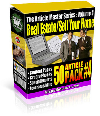 Product picture 50 Real Estate & Sell Your House Articles ++With PLR++