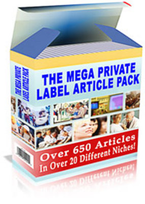Product picture The Mega Private Label Article Pack ++With MRR++