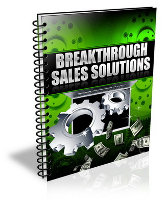 Product picture Breakthrough Sales Solutions ++With PLR++