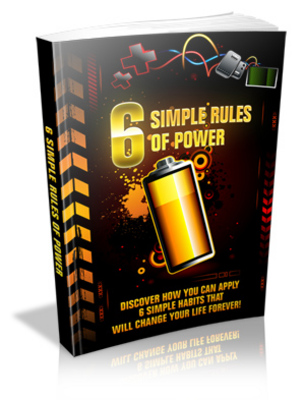 Product picture 6 Simple Rules Of Power ++With MRR/Giveaway Rights++